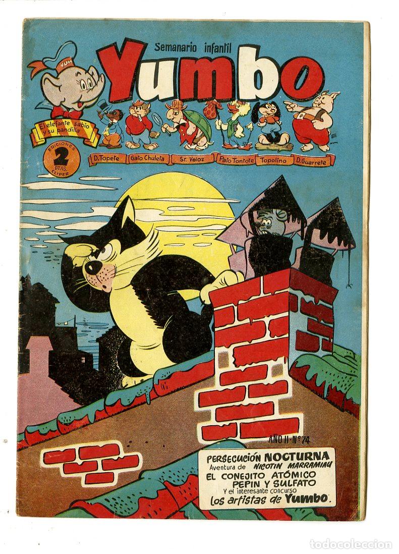 Tebeos: Yumbo / A&ntilde;o II / 1954 / Cliper / N.74 - Foto 1