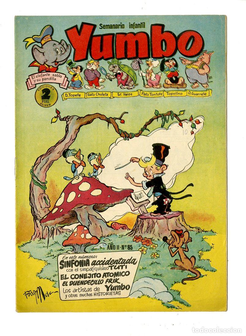 Tebeos: Yumbo / A&ntilde;o II / 1954 / Cliper / N.85 - Foto 1