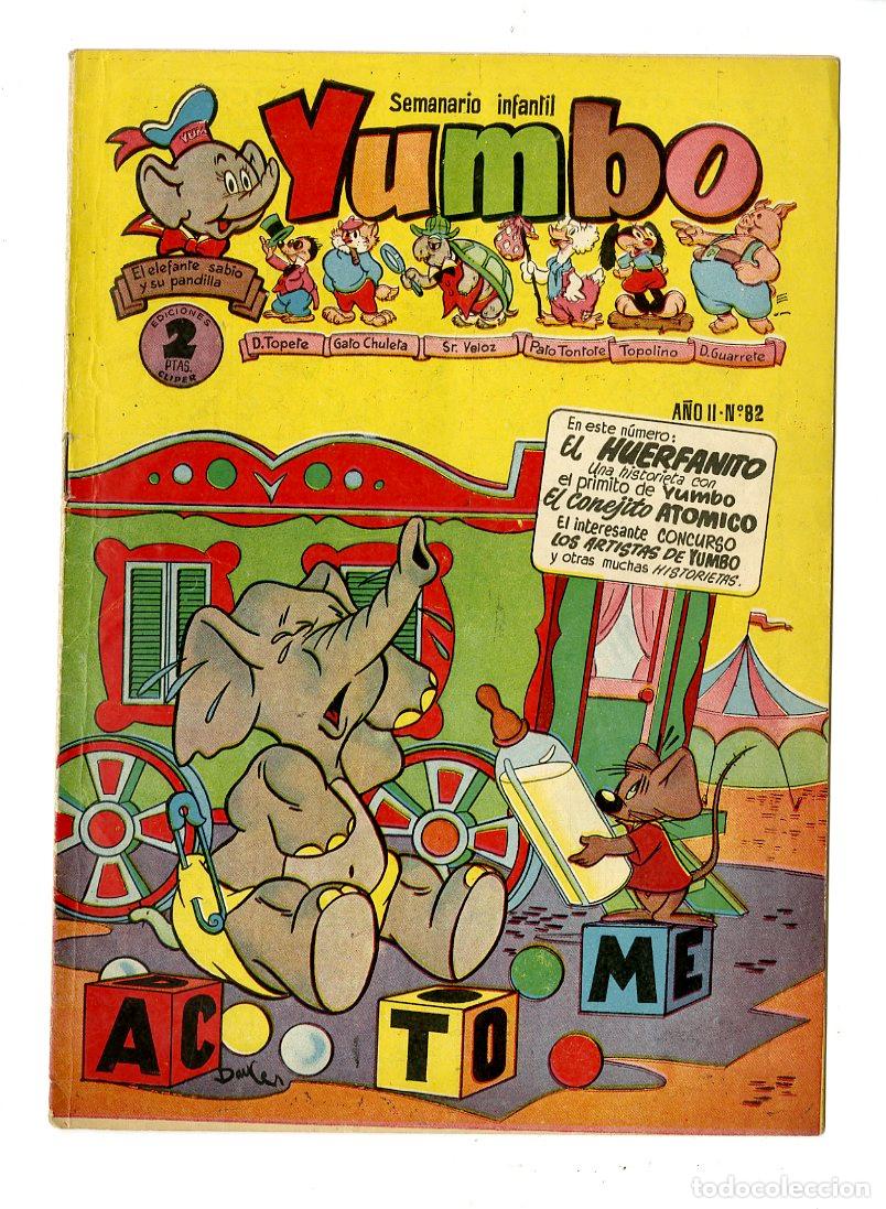Tebeos: Yumbo / A&ntilde;o II / 1954 / Cliper / N.82 - Foto 1
