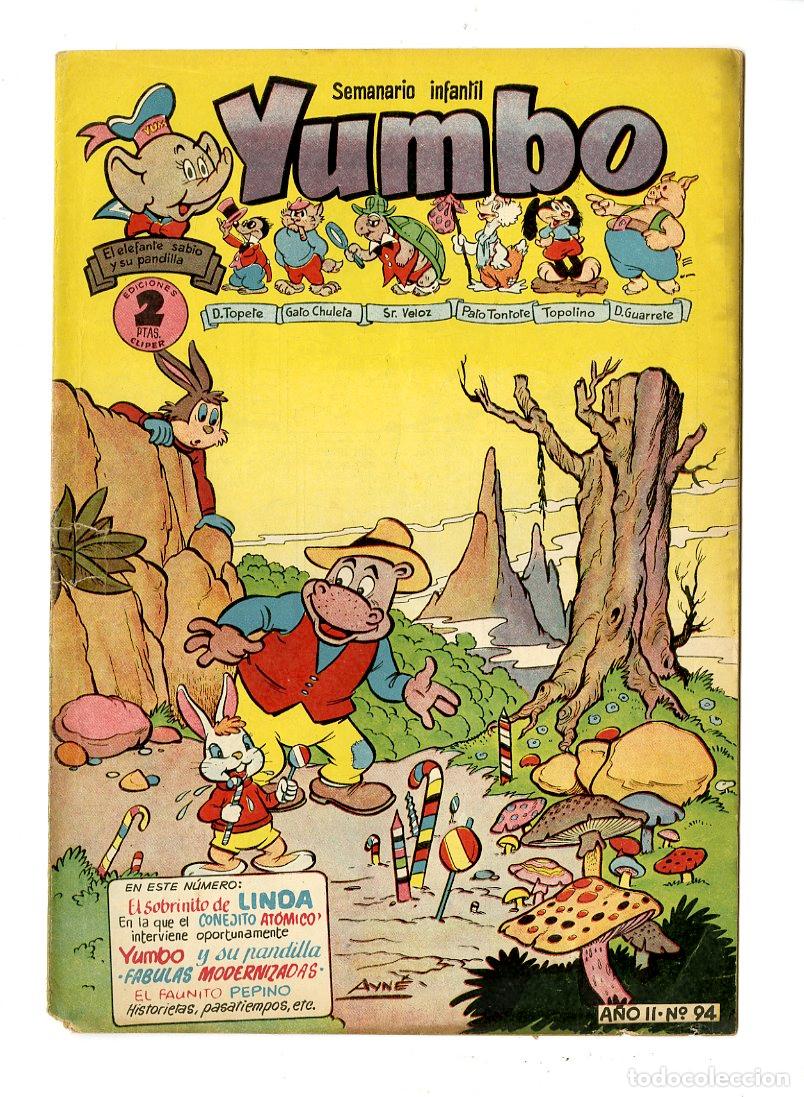 Tebeos: Yumbo / A&ntilde;o II / 1954 / Cliper / N.94 - Foto 1