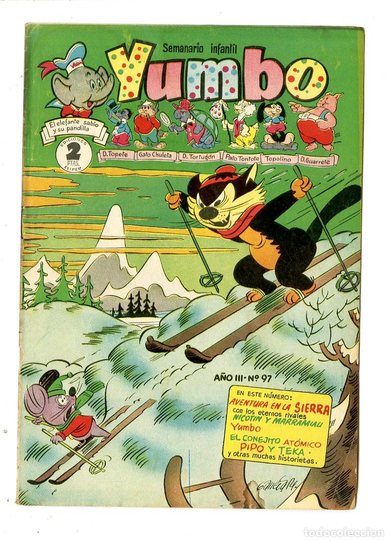 Tebeos: Yumbo / A&ntilde;o III / 1954 / Cliper / N.97 - Foto 1