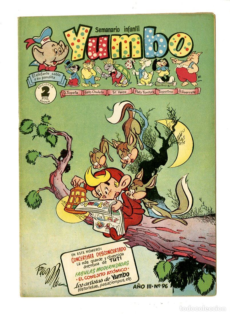 Tebeos: Yumbo / A&ntilde;o III / 1954 / Cliper / N.96 - Foto 1