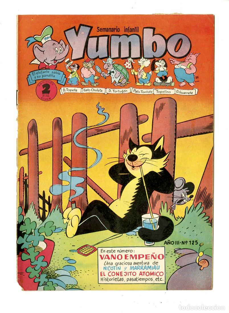 Tebeos: Yumbo / A&ntilde;o III / 1955 / Cliper / N.125 - Foto 1