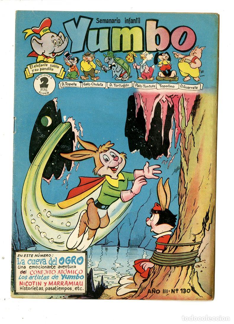 Tebeos: Yumbo / A&ntilde;o III / 1955 / Cliper / N.130 - Foto 1