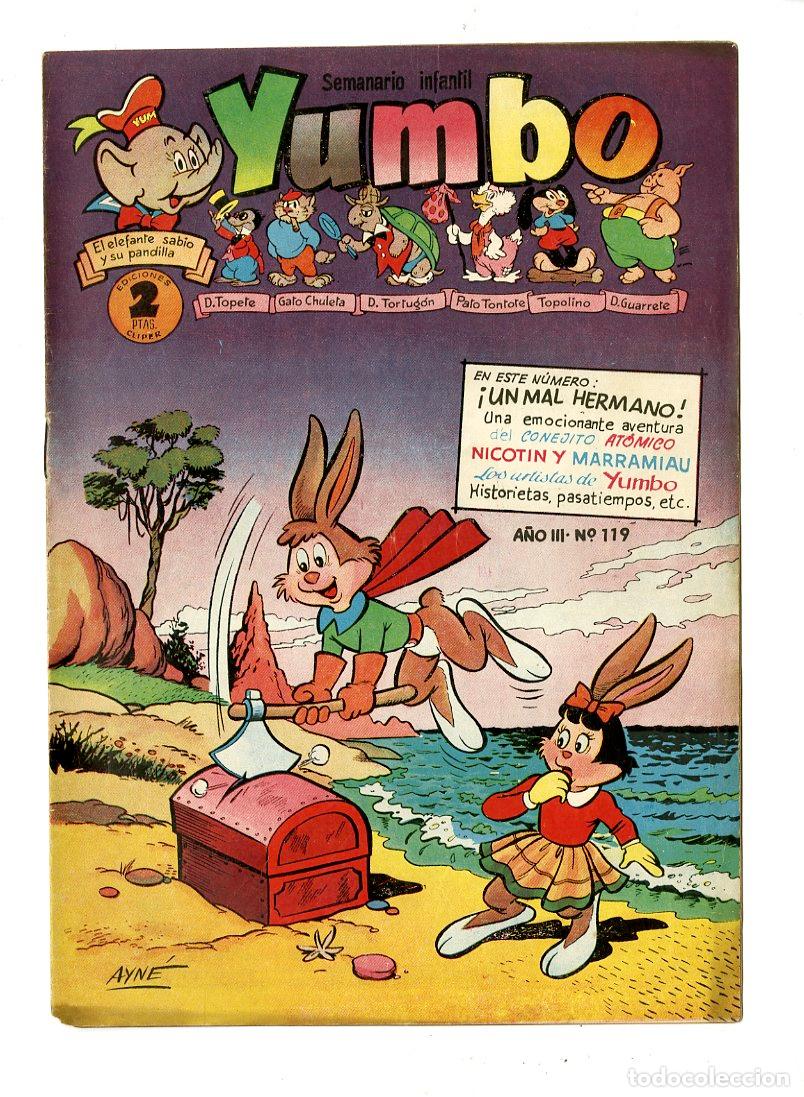 Tebeos: Yumbo / A&ntilde;o III / 1955 / Cliper / N.119 - Foto 1