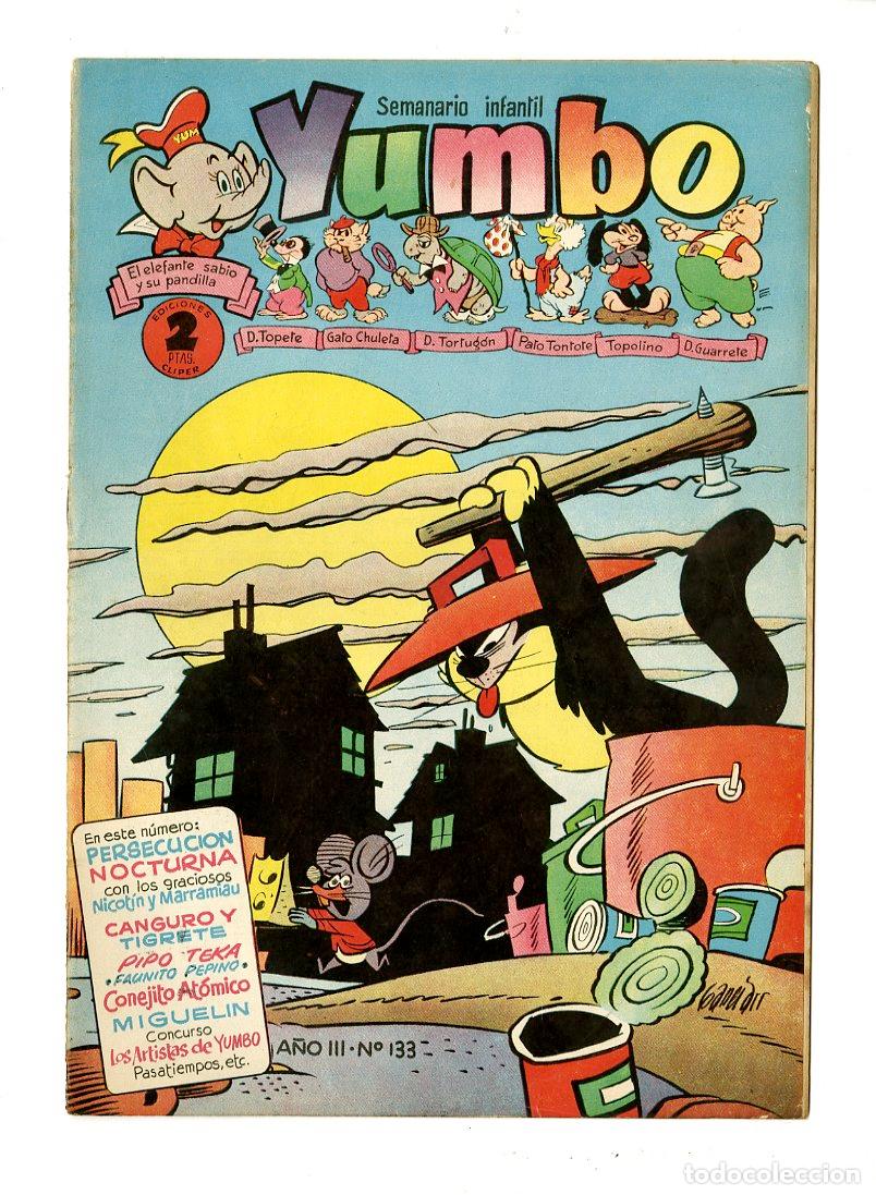 Tebeos: Yumbo / A&ntilde;o III / 1955 / Cliper / N.133 - Foto 1