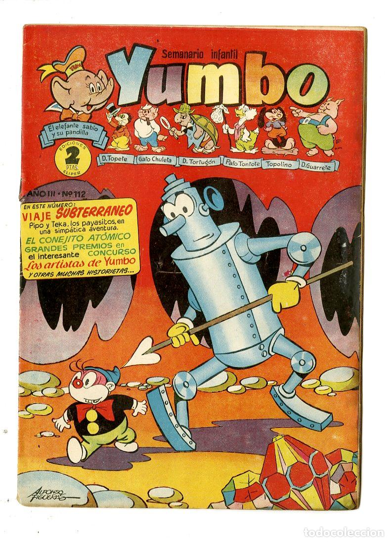 Tebeos: Yumbo / A&ntilde;o III / 1955 / Cliper / N.112 - Foto 1