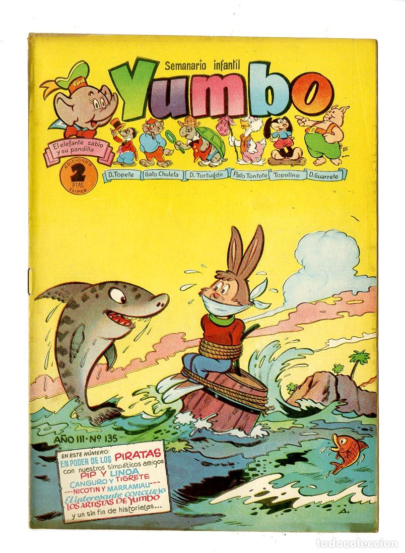 Tebeos: Yumbo / A&ntilde;o III / 1955 / Cliper / N.135 - Foto 1