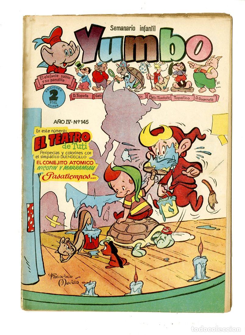 Tebeos: Yumbo / A&ntilde;o IV / 1955 / Cliper / N.145 - Foto 1