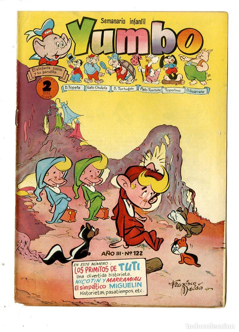 Tebeos: Yumbo / A&ntilde;o III / 1955 / Cliper / N.122 - Foto 1