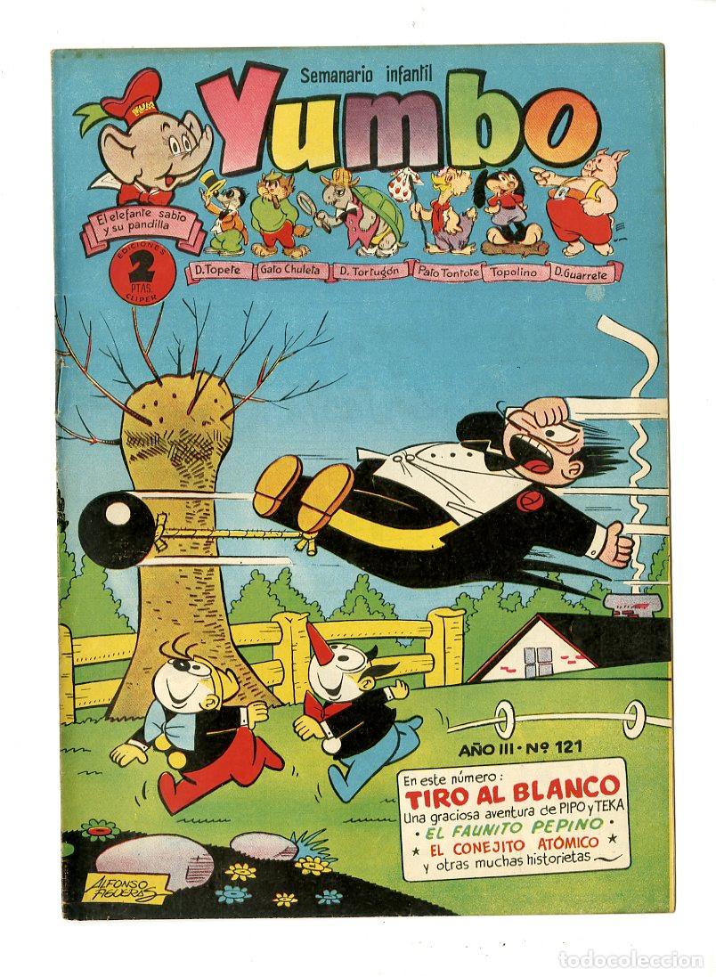 Tebeos: Yumbo / A&ntilde;o III / 1955 / Cliper / N.121 - Foto 1