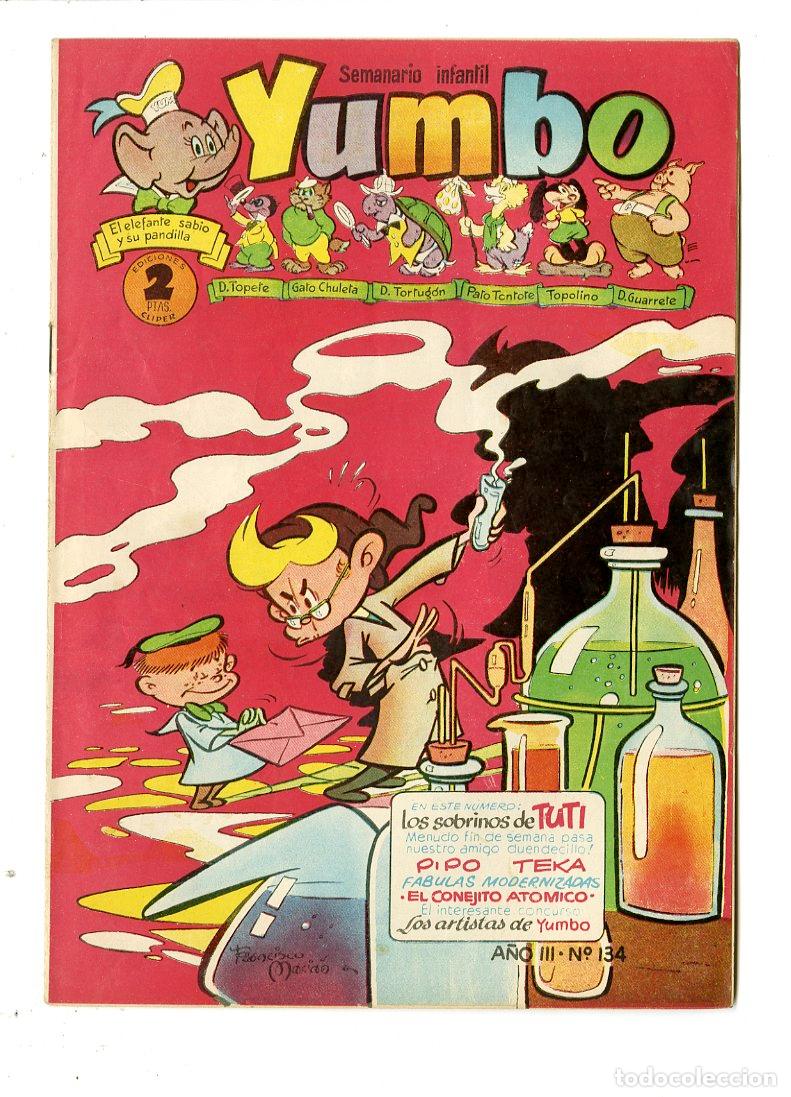 Tebeos: Yumbo / A&ntilde;o III / 1955 / Cliper / N.134 - Foto 1