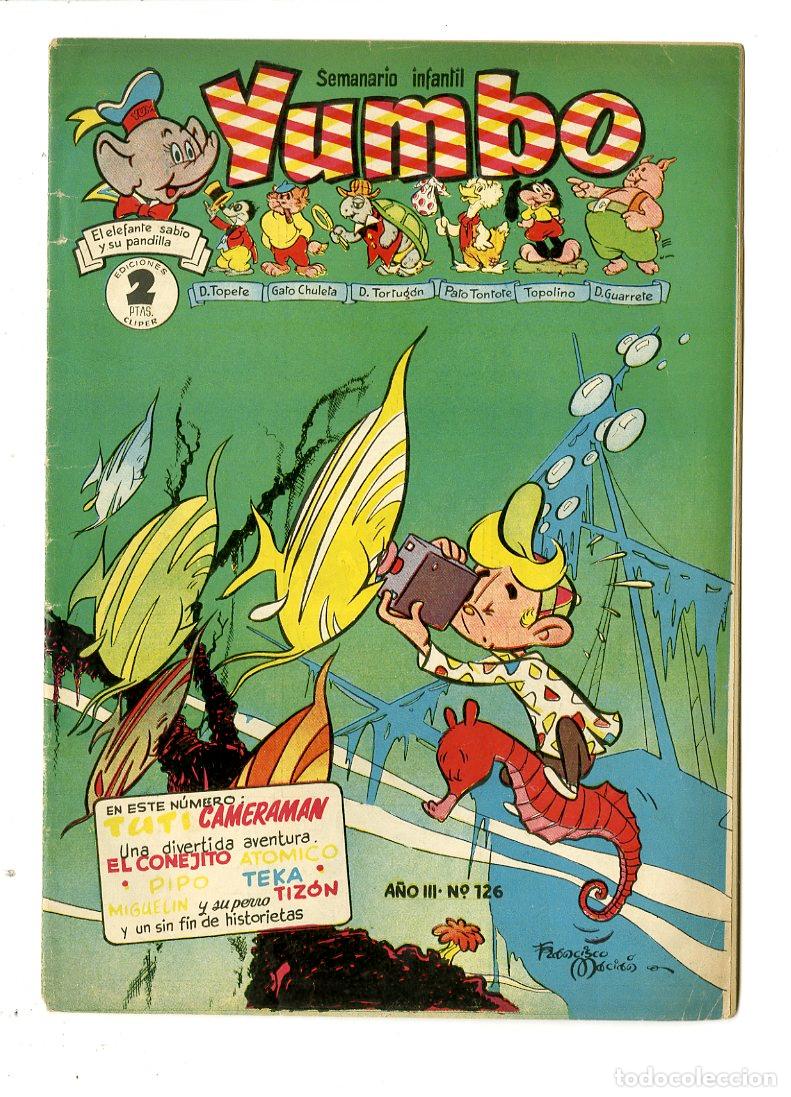 Tebeos: Yumbo / A&ntilde;o III / 1955 / Cliper / N.126 - Foto 1