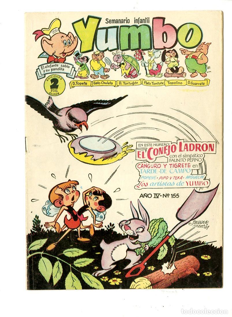 Tebeos: Yumbo / A&ntilde;o IV / 1955 / Cliper / N.155 - Foto 1