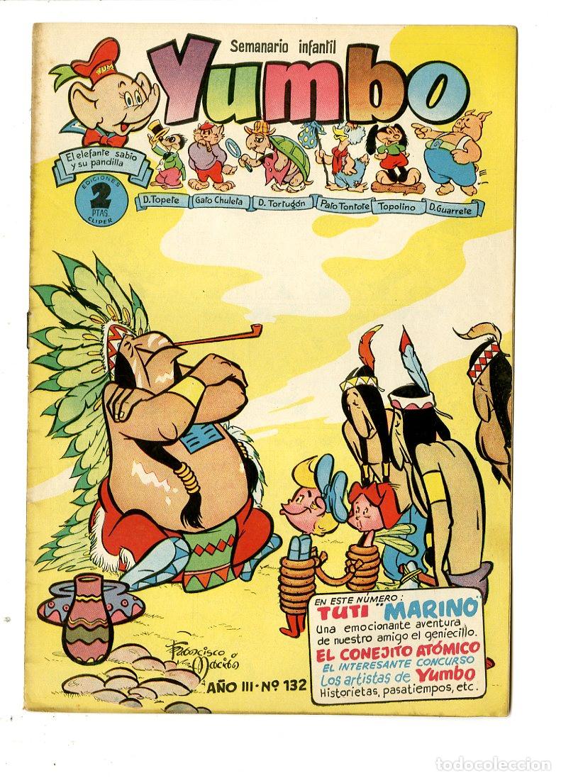 Tebeos: Yumbo / A&ntilde;o III / 1955 / Cliper / N.132 - Foto 1