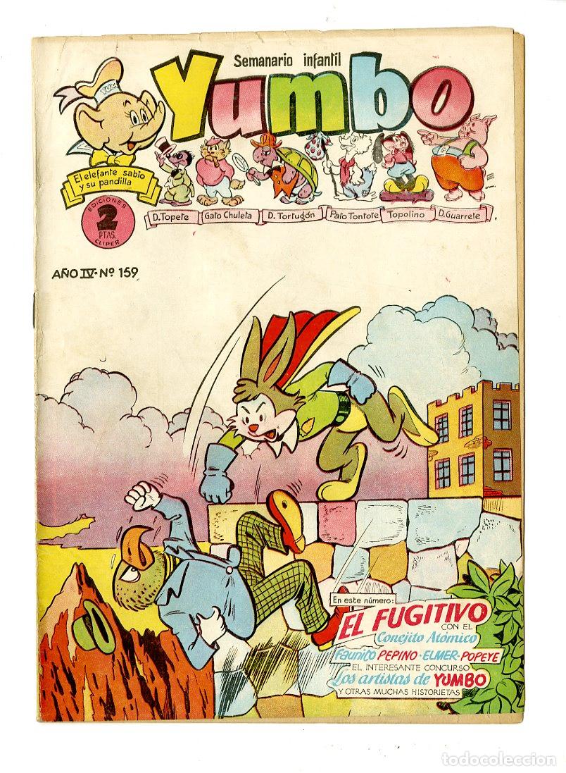 Tebeos: Yumbo / A&ntilde;o IV / 1955 / Cliper / N.159 - Foto 1