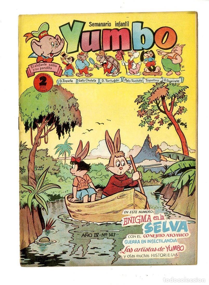 Tebeos: Yumbo / A&ntilde;o IV / 1955 / Cliper / N.147 - Foto 1