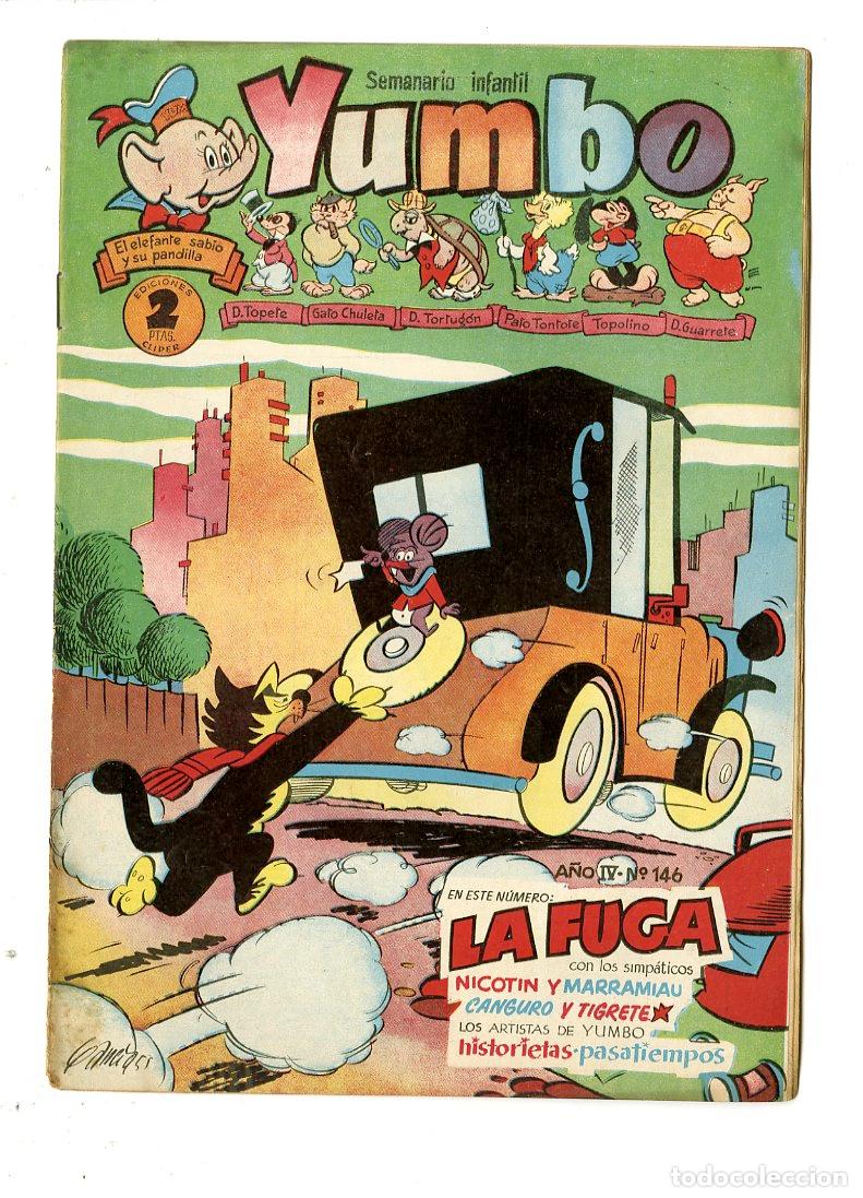 Tebeos: Yumbo / A&ntilde;o IV / 1955 / Cliper / N.146 - Foto 1