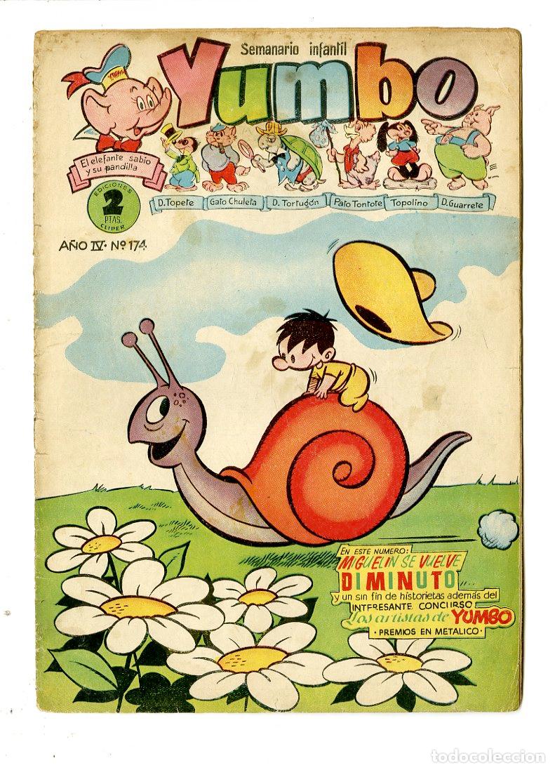 Tebeos: Yumbo / A&ntilde;o IV / 1955 / Cliper / N.174 - Foto 1