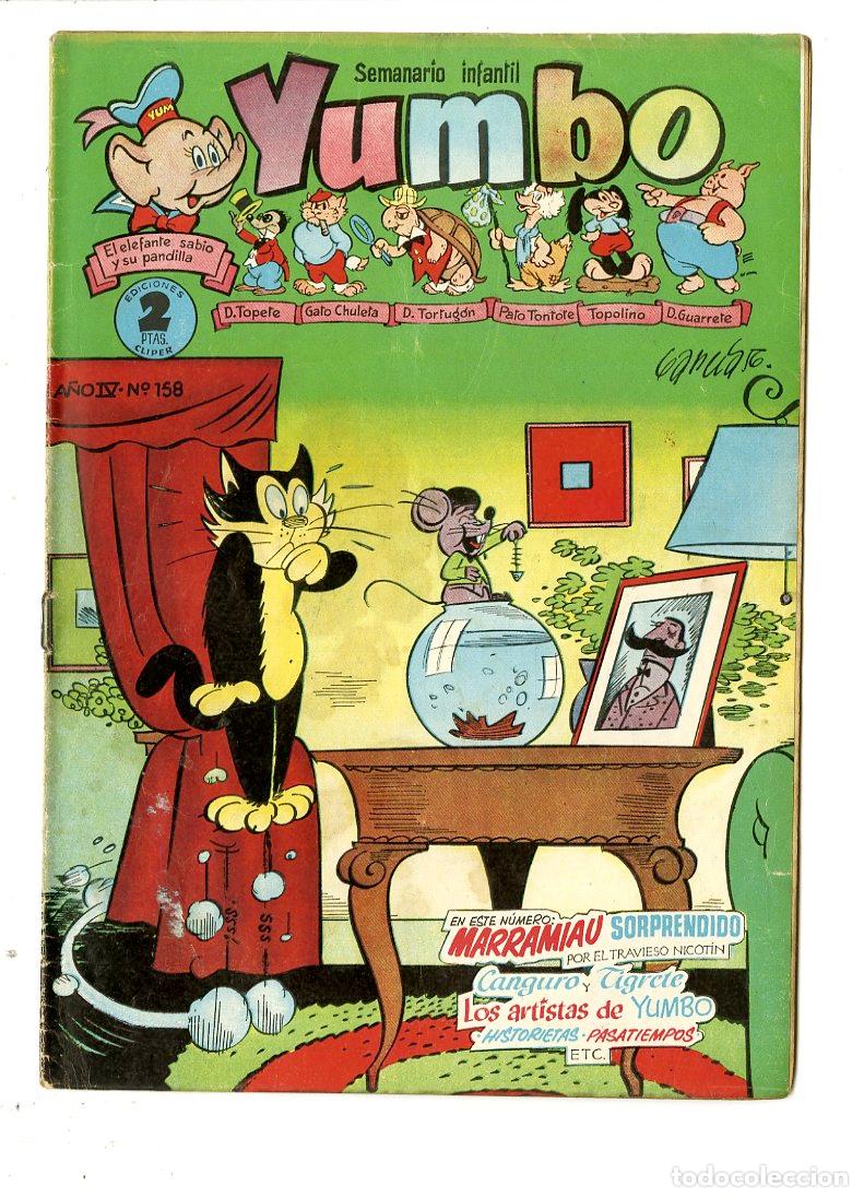Tebeos: Yumbo / A&ntilde;o IV / 1955 / Cliper / N.158 - Foto 1