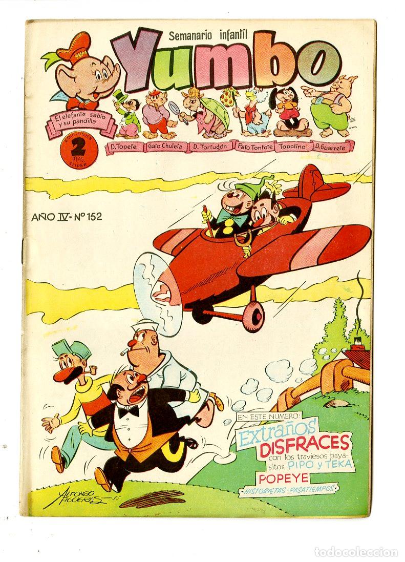 Tebeos: Yumbo / A&ntilde;o IV / 1955 / Cliper / N.152 - Foto 1