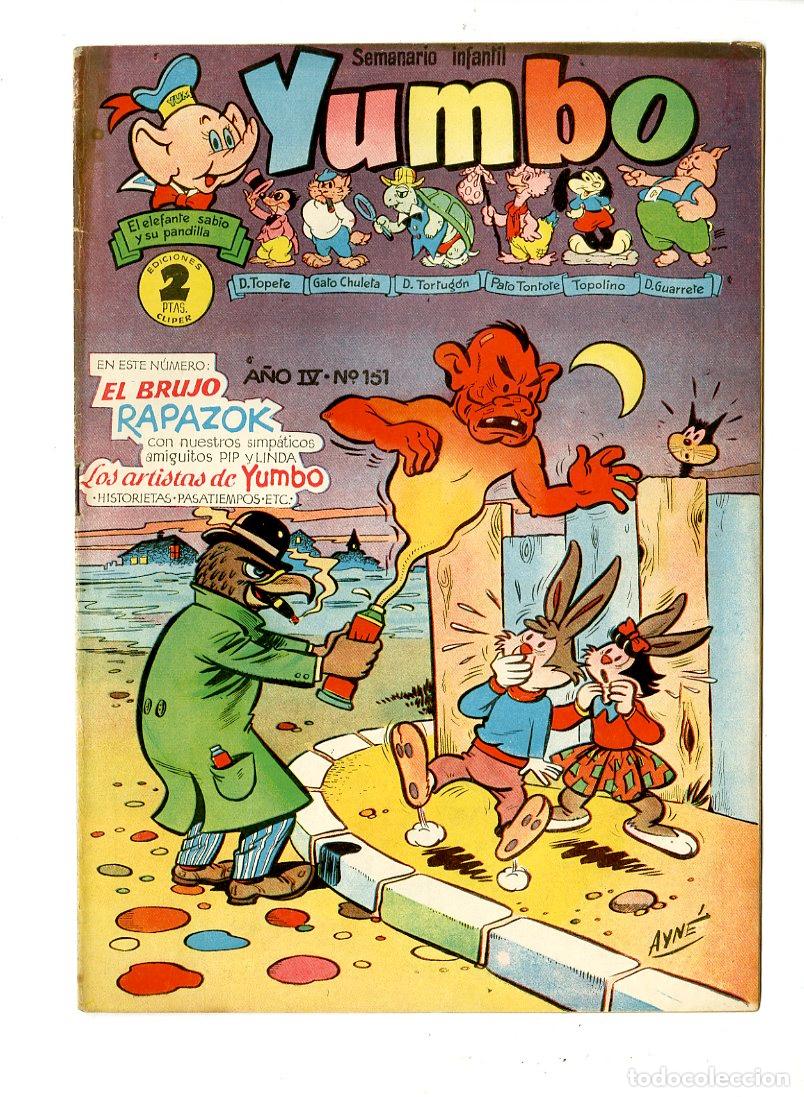 Tebeos: Yumbo / A&ntilde;o IV / 1955 / Cliper / N.151 - Foto 1
