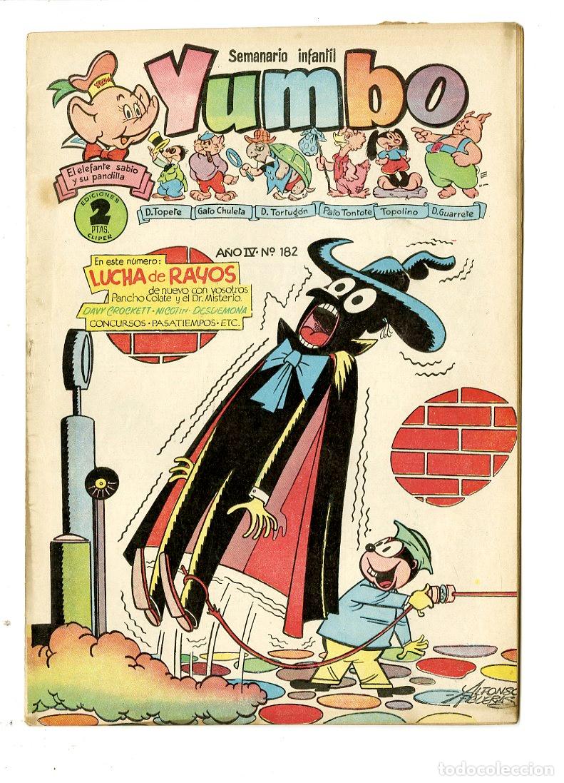 Tebeos: Yumbo / A&ntilde;o IV / 1955 / Cliper / N.182 - Foto 1