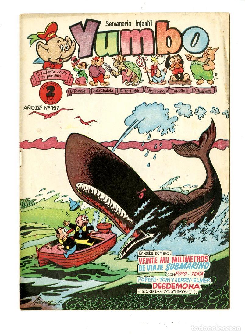 Tebeos: Yumbo / A&ntilde;o IV / 1955 / Cliper / N.157 - Foto 1