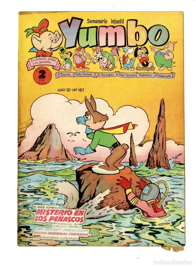 Tebeos: Yumbo / A&ntilde;o IV / 1955 / Cliper / N.187 - Foto 1