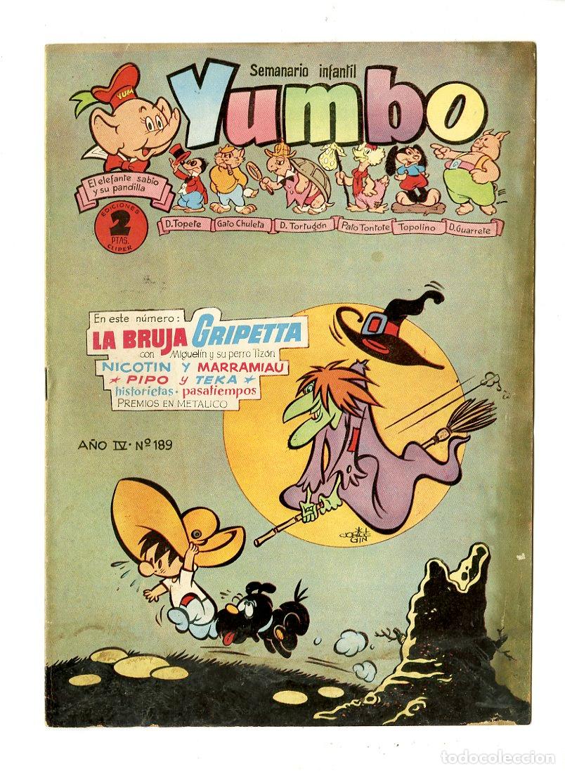Tebeos: Yumbo / A&ntilde;o IV / 1955 / Cliper / N.189 - Foto 1