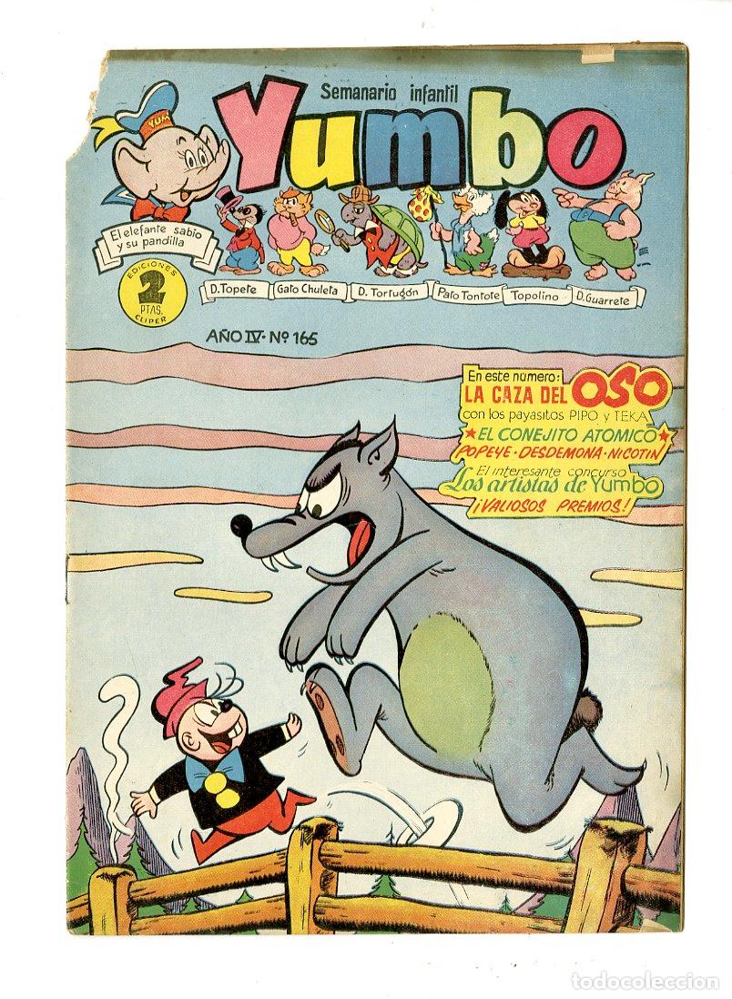 Tebeos: Yumbo / A&ntilde;o IV / 1955 / Cliper / N.165 - Foto 1