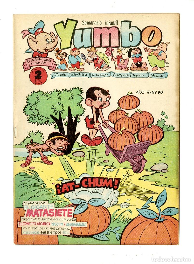 Tebeos: Yumbo / A&ntilde;o V / 1955 / Cliper / N.197 - Foto 1