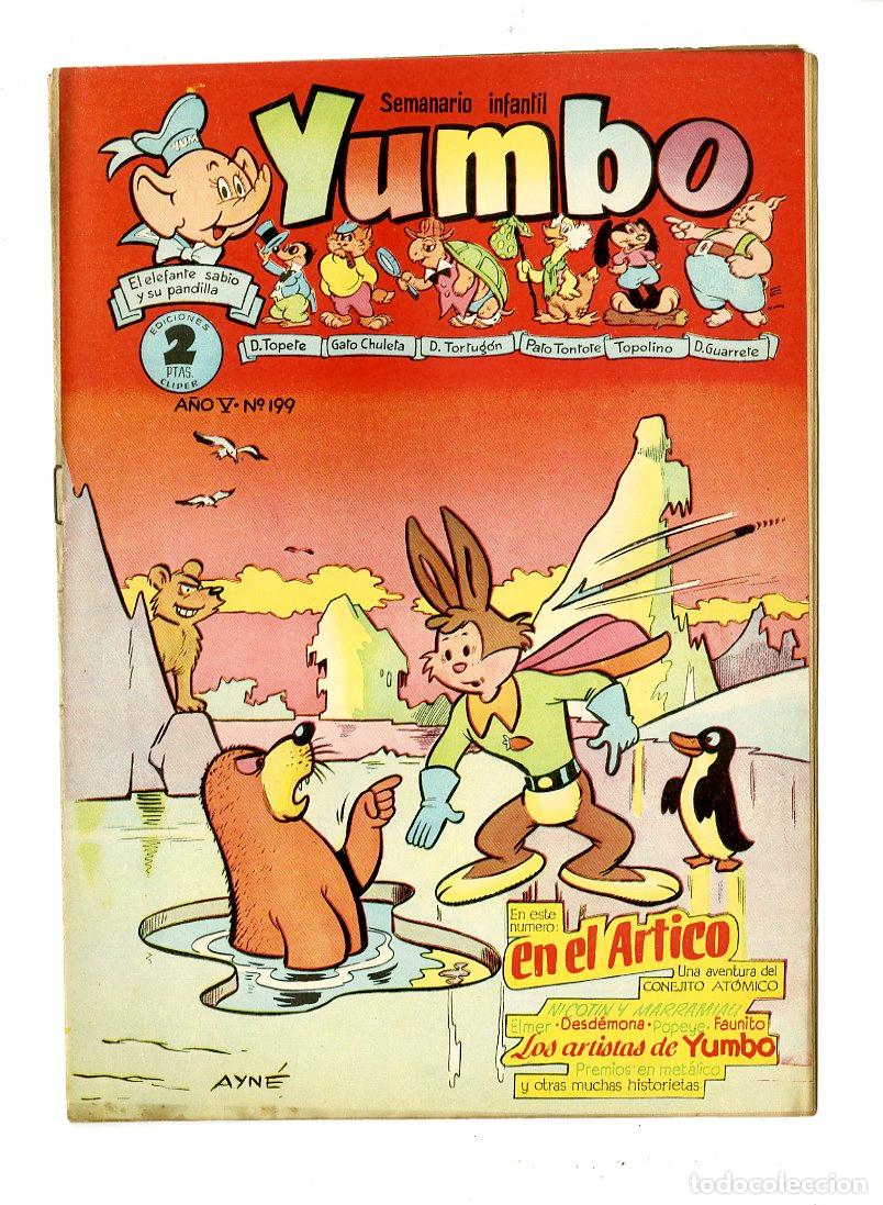 Tebeos: Yumbo / A&ntilde;o V / 1955 / Cliper / N.199 - Foto 1