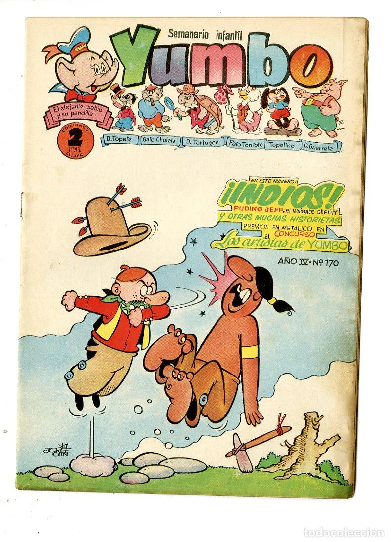 Tebeos: Yumbo / A&ntilde;o IV / 1955 / Cliper / N.170 - Foto 1