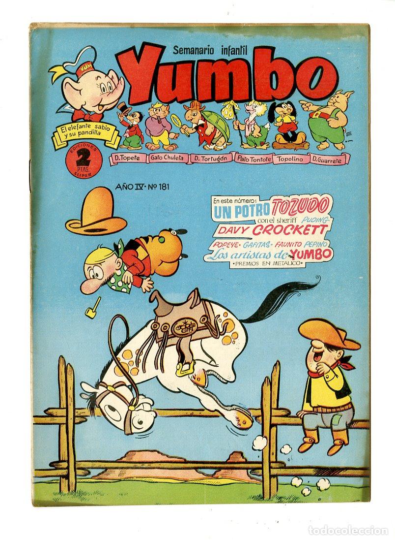 Tebeos: Yumbo / A&ntilde;o IV / 1955 / Cliper / N.181 - Foto 1