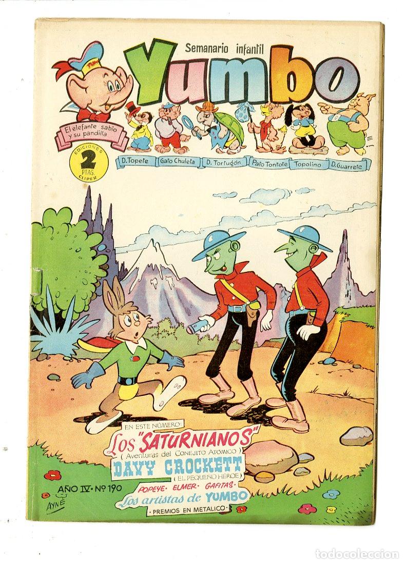 Tebeos: Yumbo / A&ntilde;o IV / 1955 / Cliper / N.190 - Foto 1