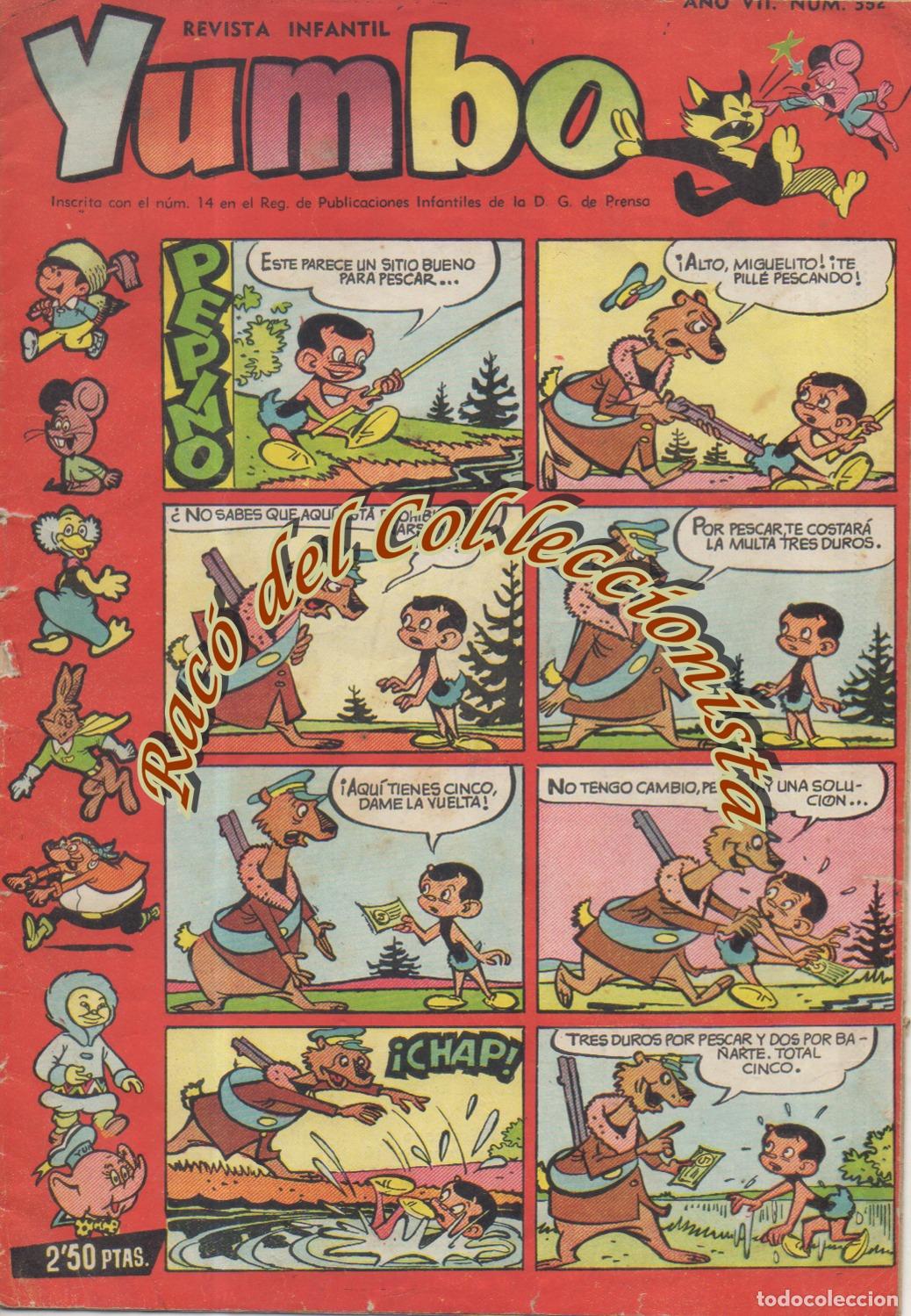 Tebeos: YUMBO N. 332 , EDITORIAL CLIPER , EDICI&Oacute;N ORIGINAL - Foto 1