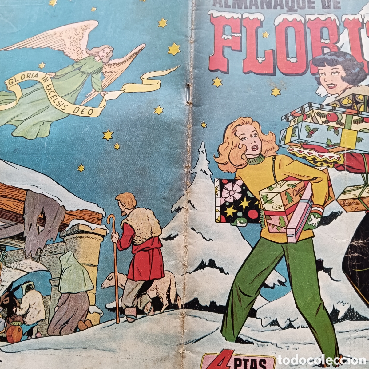 Tebeos: FLORITA ALMANAQUE 1957 EDI.CLIPER - Foto 4