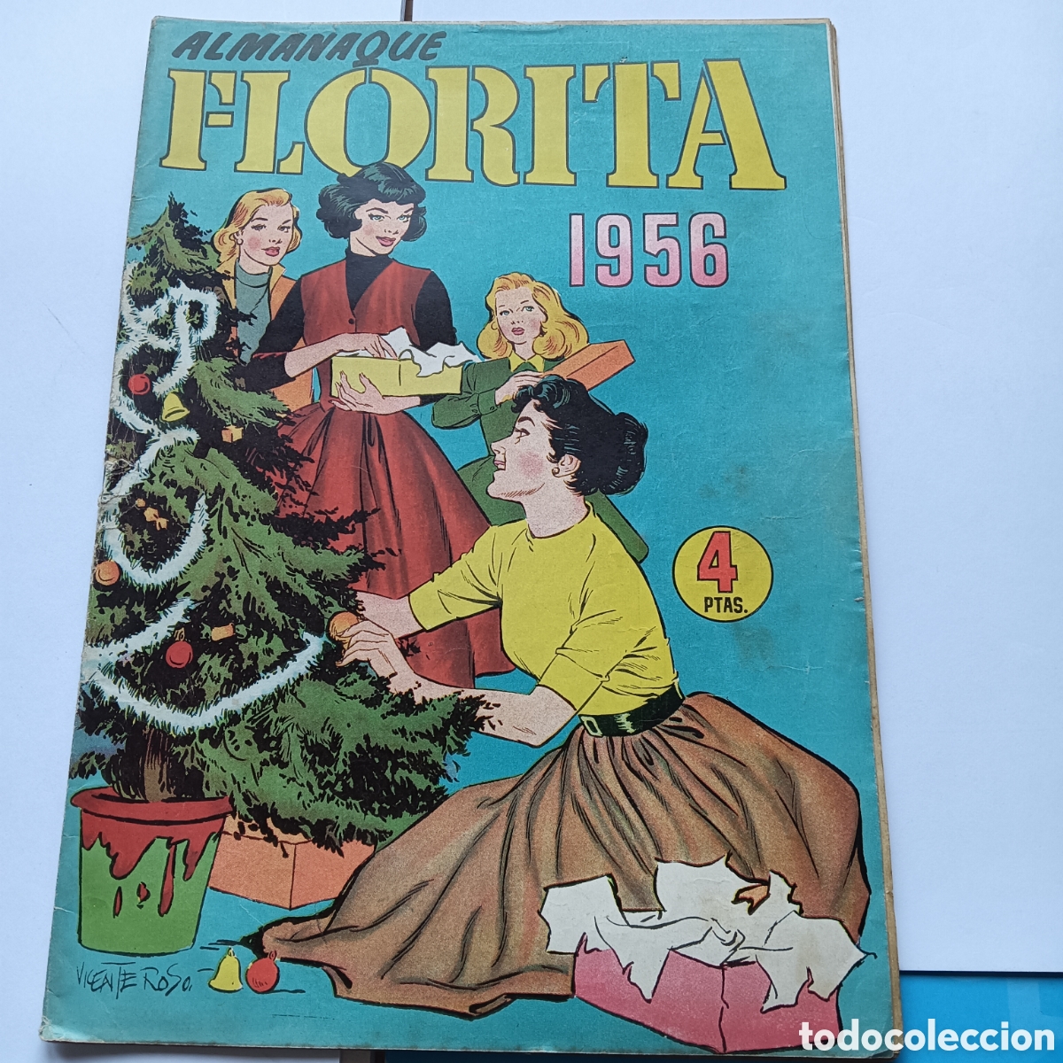 Tebeos: FLORITA ALMANAQUE 1956EDI.CLIPER - Foto 1
