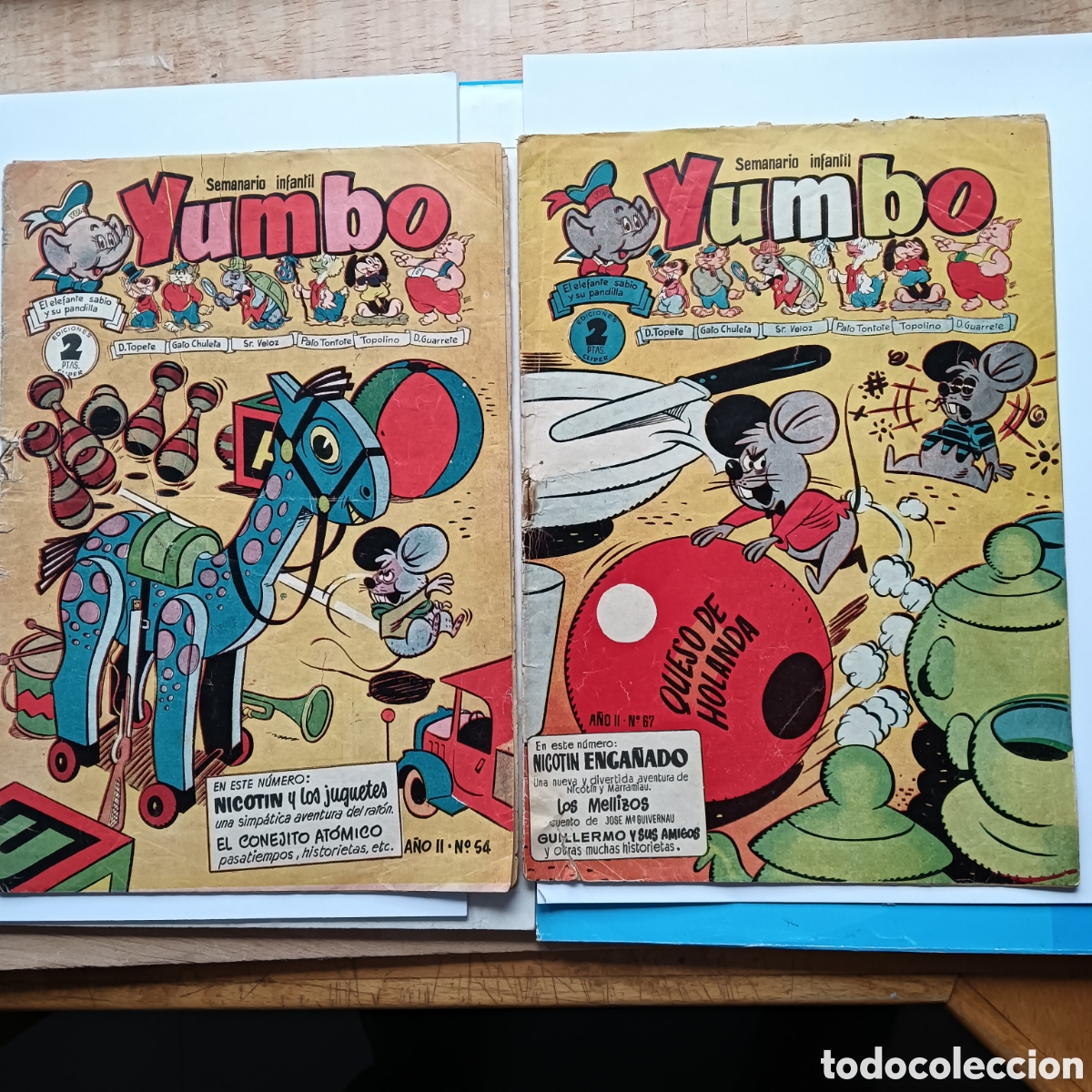 Tebeos: YUMBO n&uacute;m 54-67edi.cliper originales - Foto 1