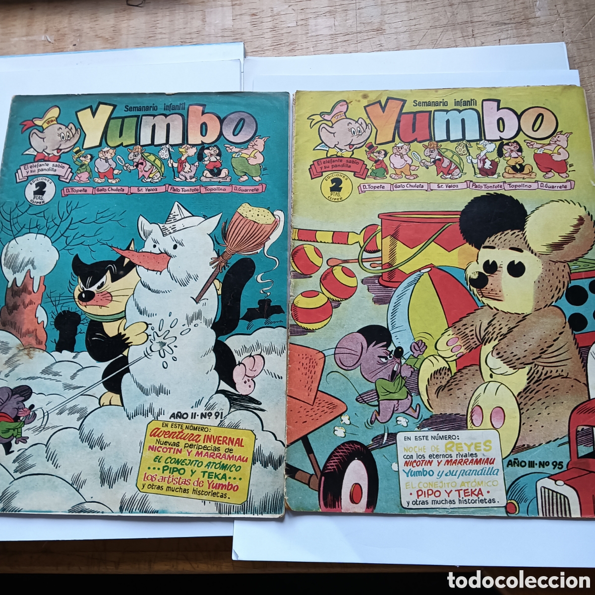 Tebeos: YUMBO N&Uacute;M 91-95 EDI.CLIPER ORIGINAL - Foto 1