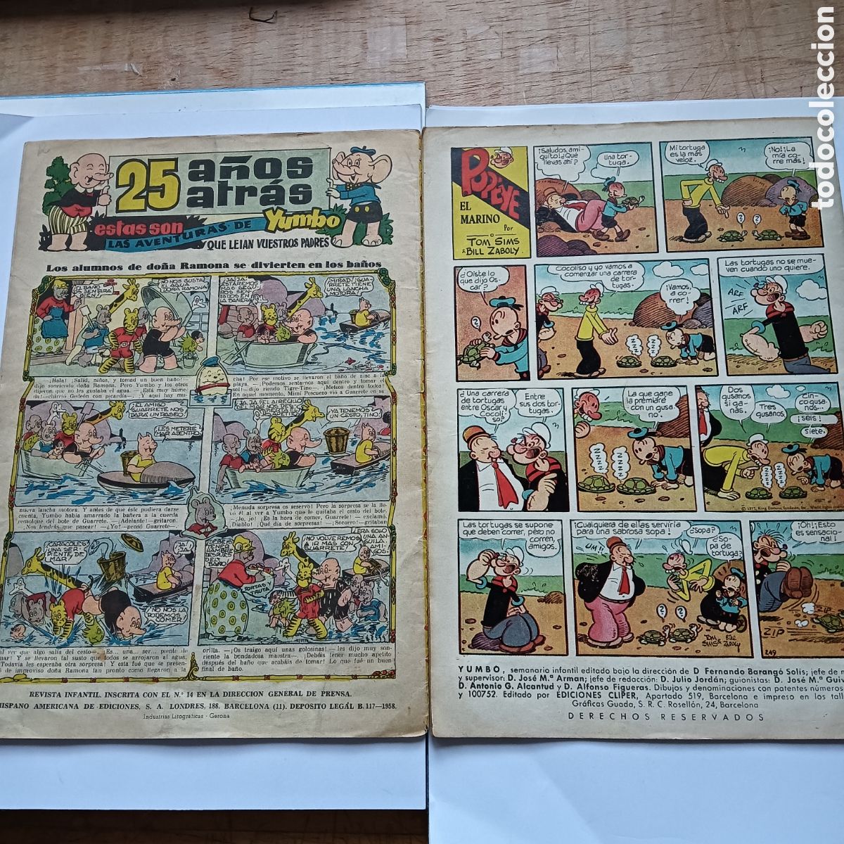 Tebeos: YUMBO N&Uacute;M 251-403 EDI.CLIPER ORIGINAL - Foto 2