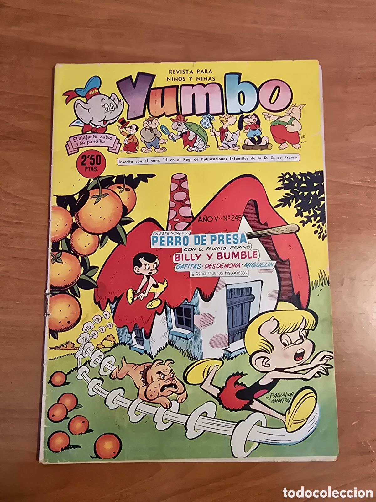 Tebeos: YUMBO, NUMERO 245, (EDITORIAL CLIPER) - Foto 1