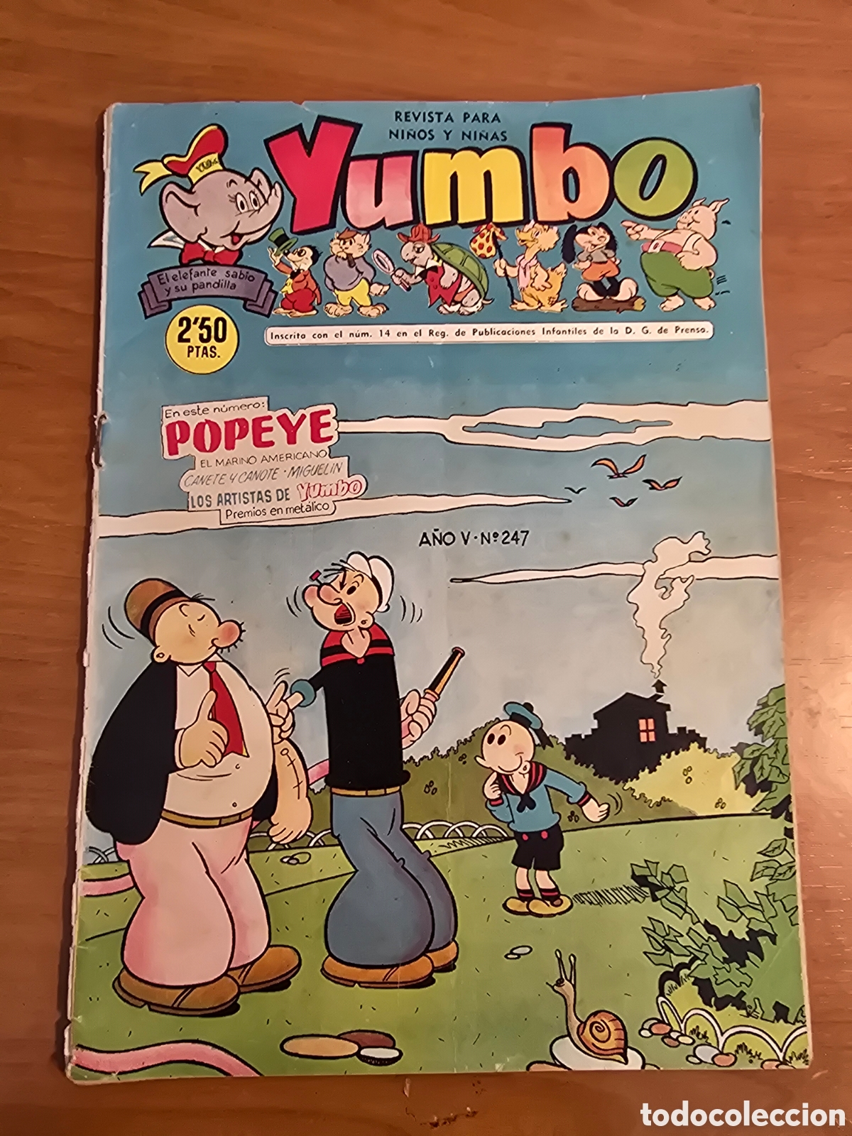 Tebeos: YUMBO, NUMERO 247, (EDITORIAL CLIPER) - Foto 1