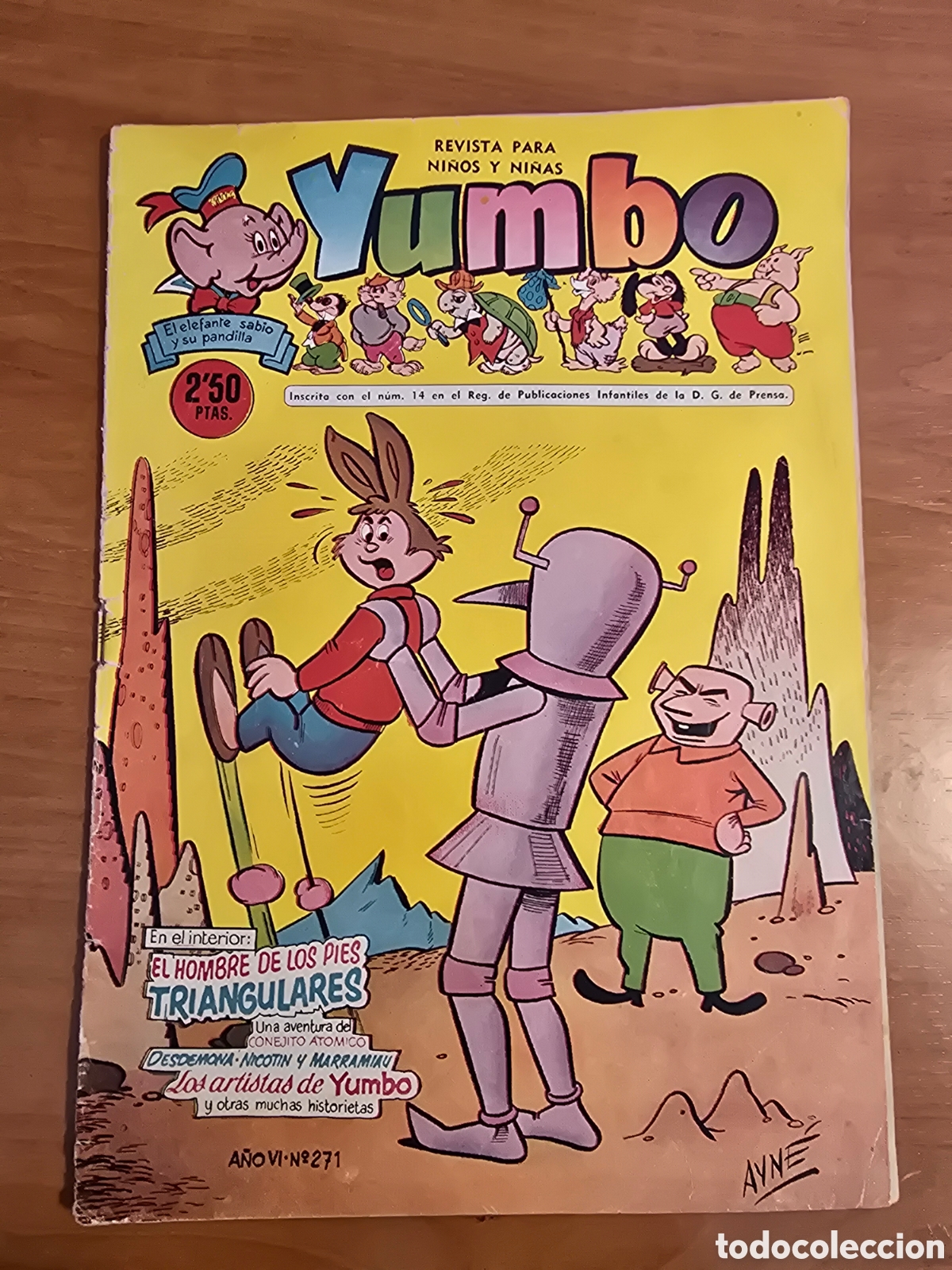 Tebeos: YUMBO, NUMERO 271, (EDITORIAL CLIPER) - Foto 1