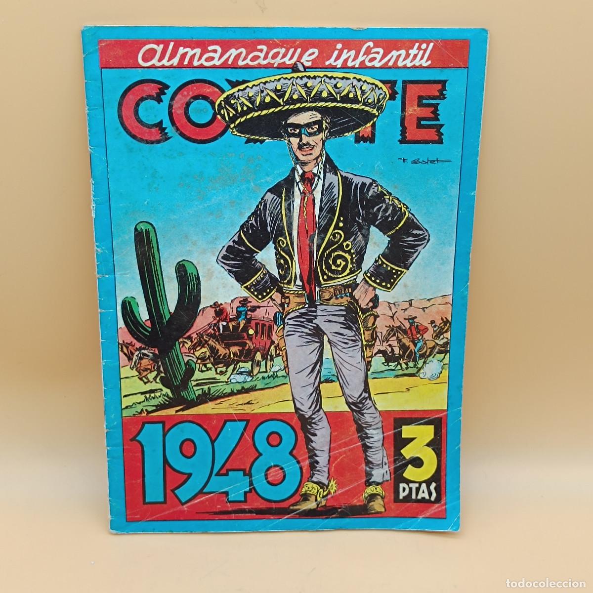 Tebeos: COMIC EL COYOTE. ALMANAQUE INFANTIL 1948. FACSIMIL. MYJ. - Foto 1