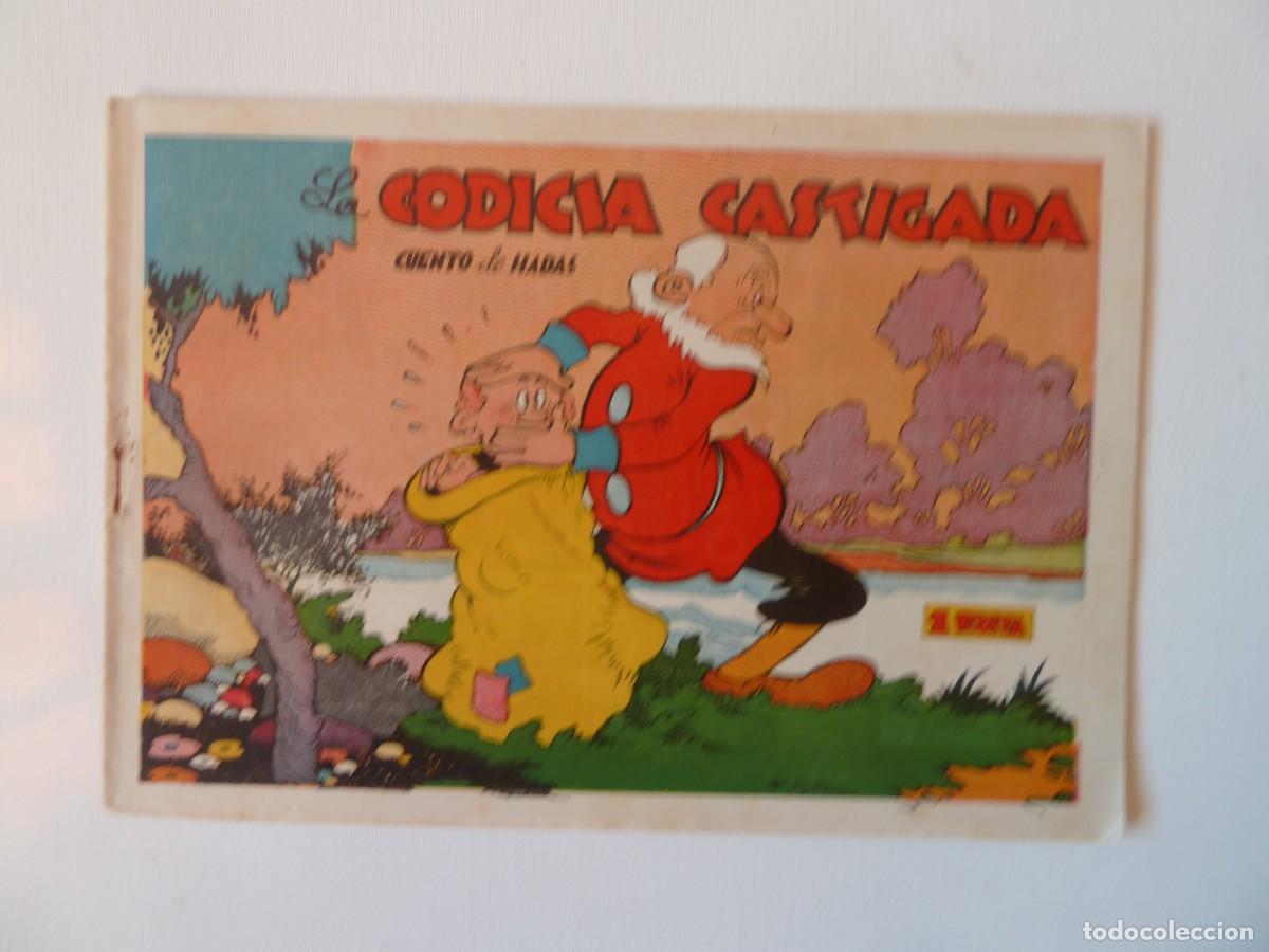 Tebeos: CUENTO DE HADAS CISNE/GERPLA, LA CODICIA CASTIGADA, DESCATALOGADO, A&Ntilde;OS 40, ORIGINAL