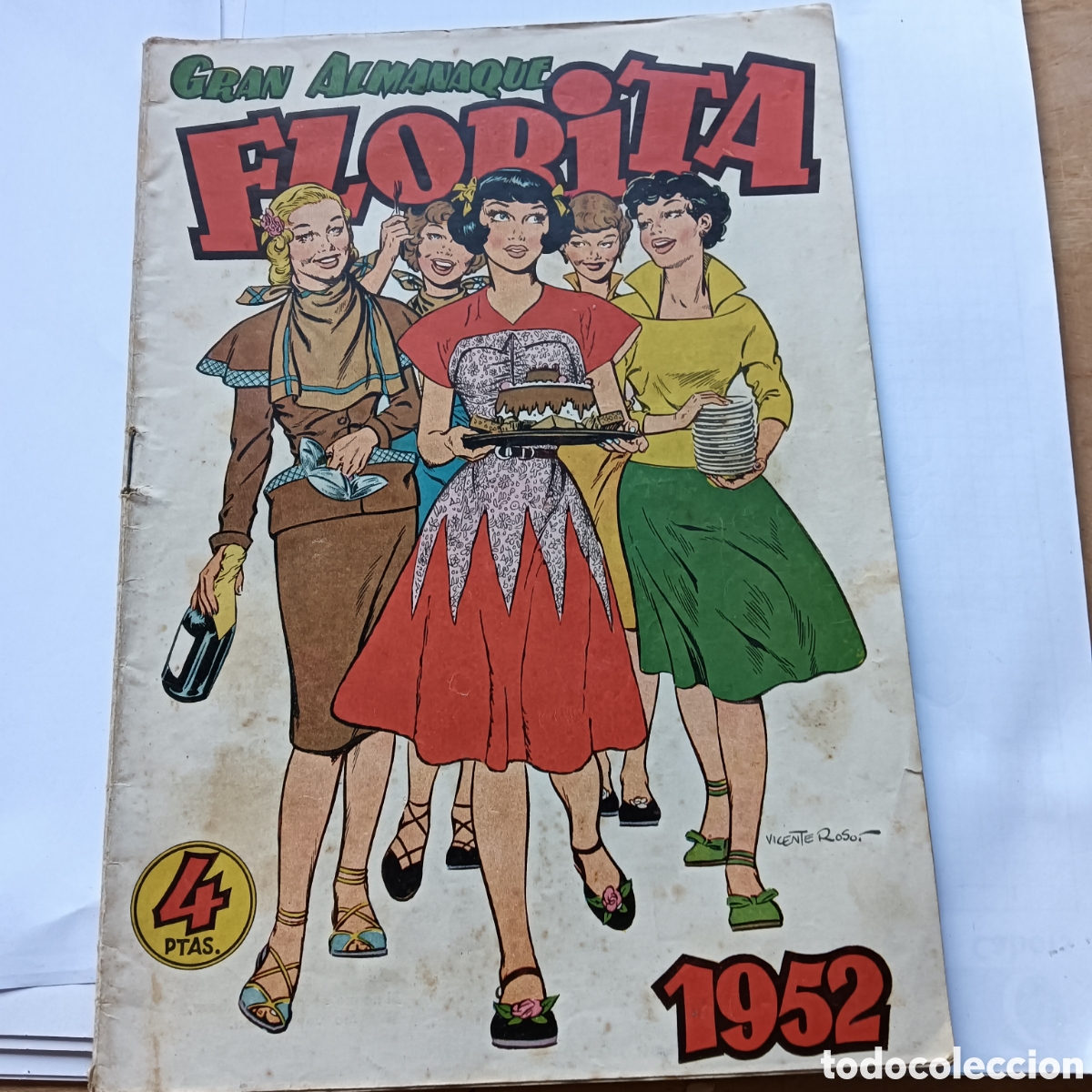 Tebeos: FLORITA ALMANAQUE 1952 EDI.CLIPER ORIGINAL