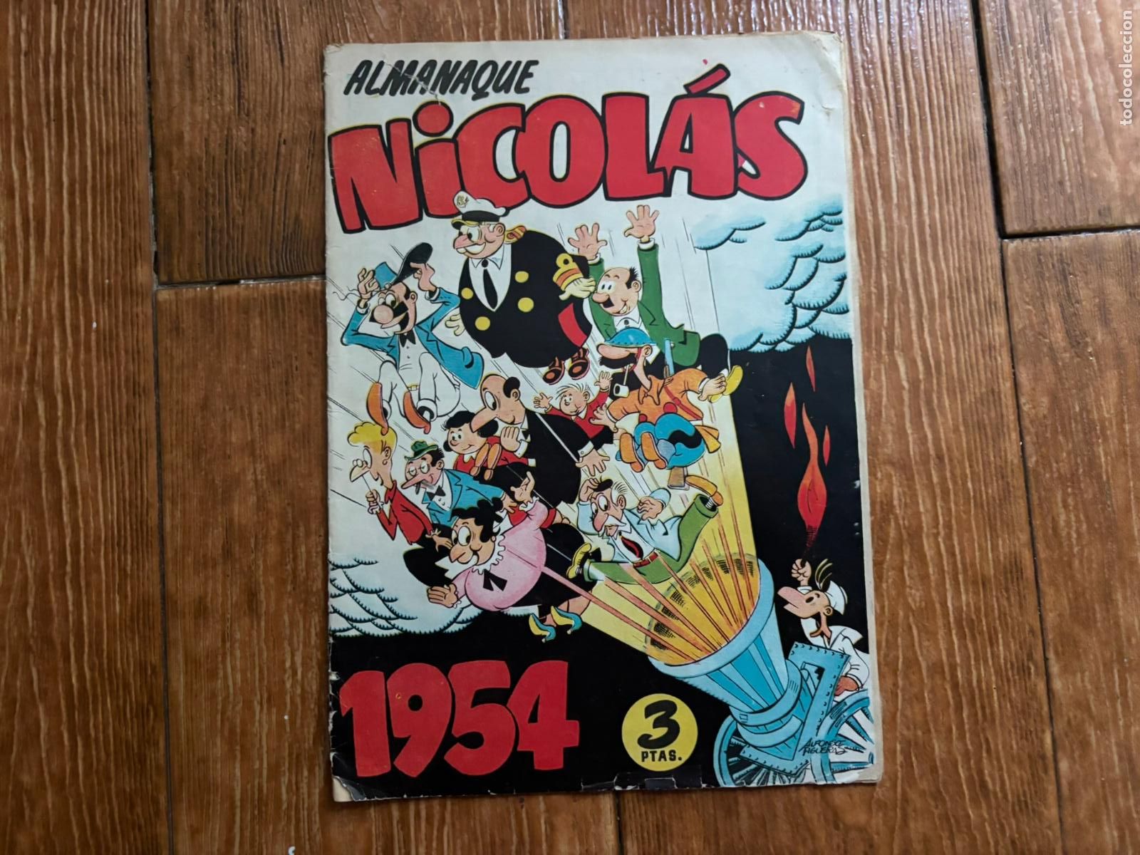 Tebeos: NICOLAS ALMANAQUE 1954 EDITORIAL CLIPER ORIGINAL - Foto 1