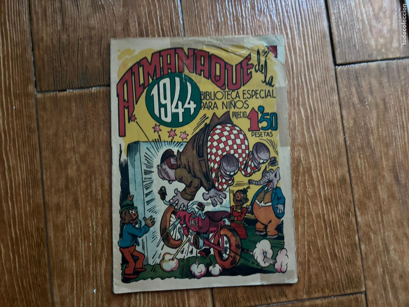 Tebeos: HIPO FIF&Iacute; Y MONITO. ALMANAQUE DE LA BIBLIOTECA ESPECIAL PARA NI&Ntilde;OS 1944 ORIGINAL